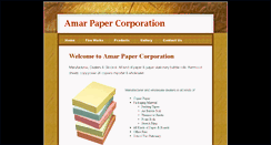 Desktop Screenshot of amarpaper.com